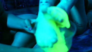 Messy foot play with cutie piie & nath