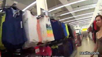 Perfect czech teenie was seduced in the mall and penetrated in pov