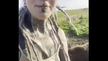 Just a happy hippie country girl talking to cows and to you d #tattooart #blackwork #blackworktattoo #bodysuit #faceta