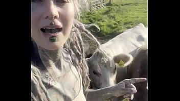 Just a happy hippie country girl talking to cows and to you d #tattooart #blackwork #blackworktattoo #bodysuit #faceta