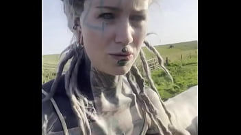 Just a happy hippie country girl talking to cows and to you d #tattooart #blackwork #blackworktattoo #bodysuit #faceta