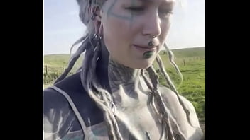 Just a happy hippie country girl talking to cows and to you d #tattooart #blackwork #blackworktattoo #bodysuit #faceta