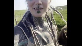 Just a happy hippie country girl talking to cows and to you d #tattooart #blackwork #blackworktattoo #bodysuit #faceta