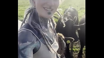 Just a happy hippie country girl talking to cows and to you d #tattooart #blackwork #blackworktattoo #bodysuit #faceta