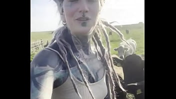 Just a happy hippie country girl talking to cows and to you d #tattooart #blackwork #blackworktattoo #bodysuit #faceta