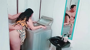 I came to fix my stepmother's washing machine and we ended up having sex