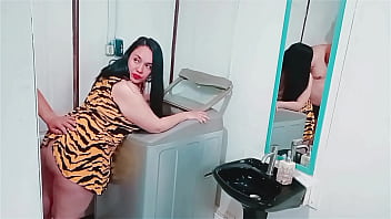 I came to fix my stepmother's washing machine and we ended up having sex