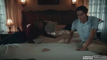 Teen lexi lore got invited by her classmate and his stepbro to have group study only then she finds out that they just want to fuck her both sides