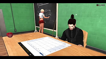 Rubia follando maestro sl