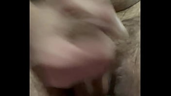 Masturbation playing with foreskin playing with balls shooting my load into the camera part 1