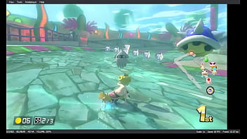 Nude princess peach mario kart switch