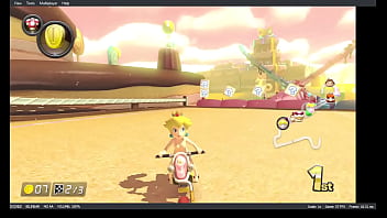 Nude princess peach mario kart switch