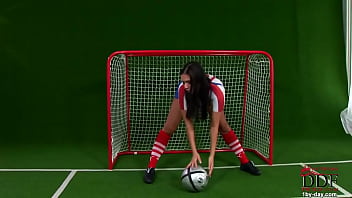 Baby loves playing with balls