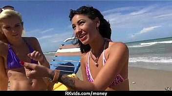 Desperate teen naked in public and fucks to pay rent 27