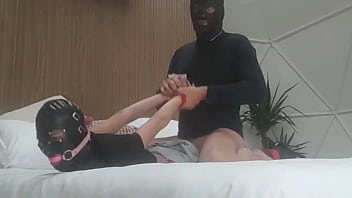Preview milf in pantyhose and high heels tied blindfolded gagged and fucked in every hole