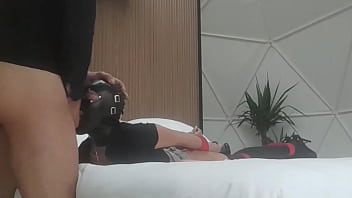 Preview milf in pantyhose and high heels tied blindfolded gagged and fucked in every hole