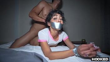 Tape her shut the neighbors will hear us