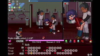 Anime girl gets gangbanged