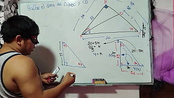 12 calcula mi x en triángulo sexual matemático