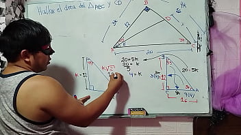 12 calcula mi x en triángulo sexual matemático