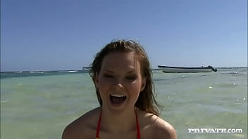 Lesbians kathy campbel tarra white and veronica have sex in the ocean