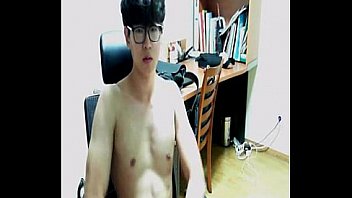 Korean gay masturbating