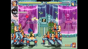 Blue haired girl group sex