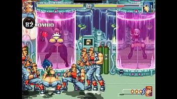 Blue haired girl group sex