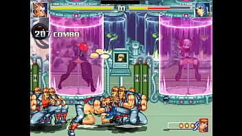 Blue haired girl group sex