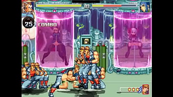 Blue haired girl group sex