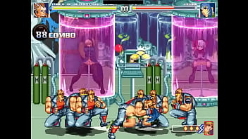 Blue haired girl group sex