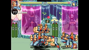 Blue haired girl group sex