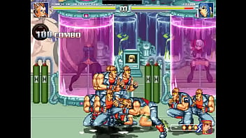 Blue haired girl group sex