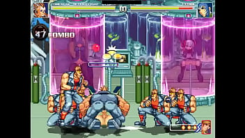 Blue haired girl group sex