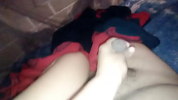 Preparándola para montarme