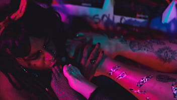 Pegging Threesome With 2 Foot Goddess thumbnail