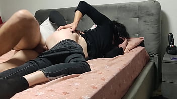 Stepson please don't do this to me please not in my ass it hurts i beg him to cum faster