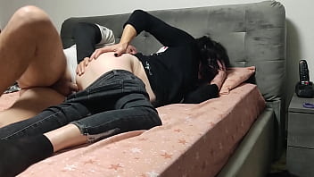 Stepson please don't do this to me please not in my ass it hurts i beg him to cum faster