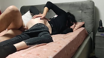 Stepson please don't do this to me please not in my ass it hurts i beg him to cum faster