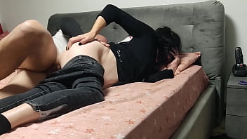 Stepson please don't do this to me please not in my ass it hurts i beg him to cum faster