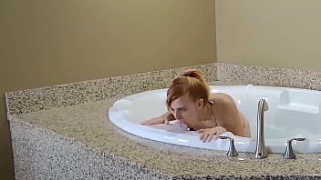 Kesha looking throats confetti dildo in the hot tub time machine