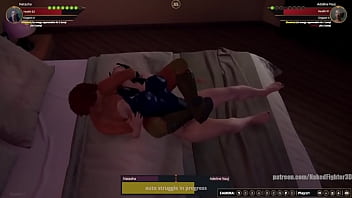 Natasha vs adeline nf3d female mma combat hotel