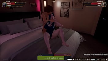 Natasha vs adeline nf3d female mma combat hotel