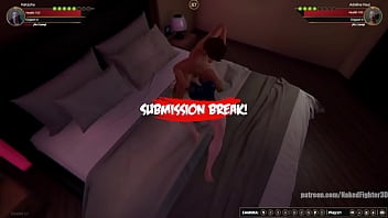 Natasha vs adeline nf3d female mma combat hotel