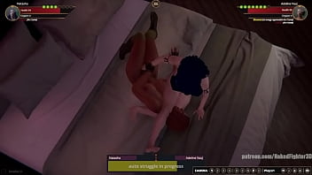 Natasha vs adeline nf3d female mma combat hotel