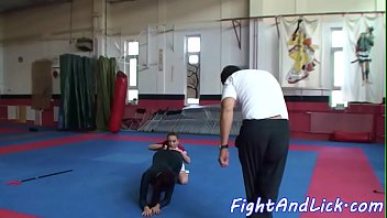 Smalltits Babe Wrestles In A Lesbian Action thumbnail