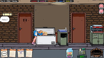 Jenny serves clients but what she really wants to serve is their big cocks