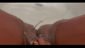 Sexy farts from big fat ass bath time