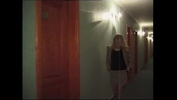 Sexy blonde hard banged in a hotel room