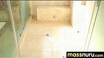 Nuru massage ends with a hot shower fuck 13